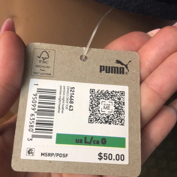 Puma exhale training crop top NWT Yoga - Picture 8 of 12